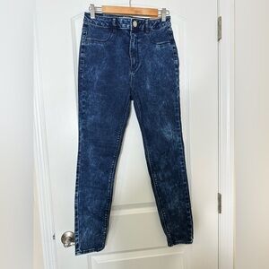 Y2K American Eagle Sky High Jeggings | Blue Acid Wash | Size 10 | NWT